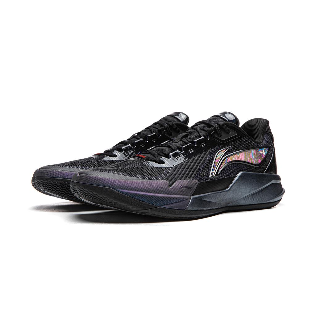 Li Ning Cushioning Slip Resistant Abrasion Resistant Breathable Rebound Anti Twist Grip Low top Basketball Shoes Men's ABAW019-1