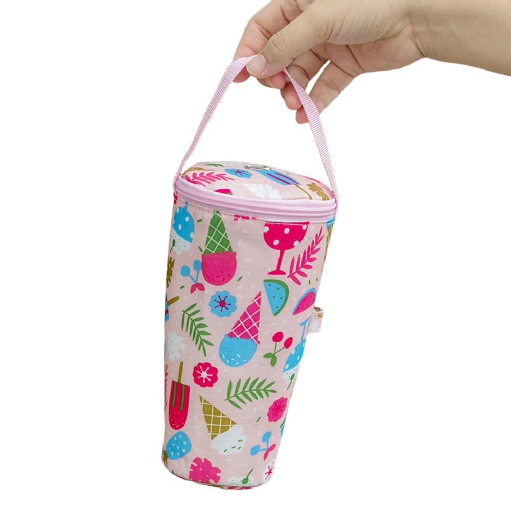 Insulated Thermal Tumbler Cover with Removable Top Handheld Cup Sleeve Portable Bottle Protector for Travel Office Student Use