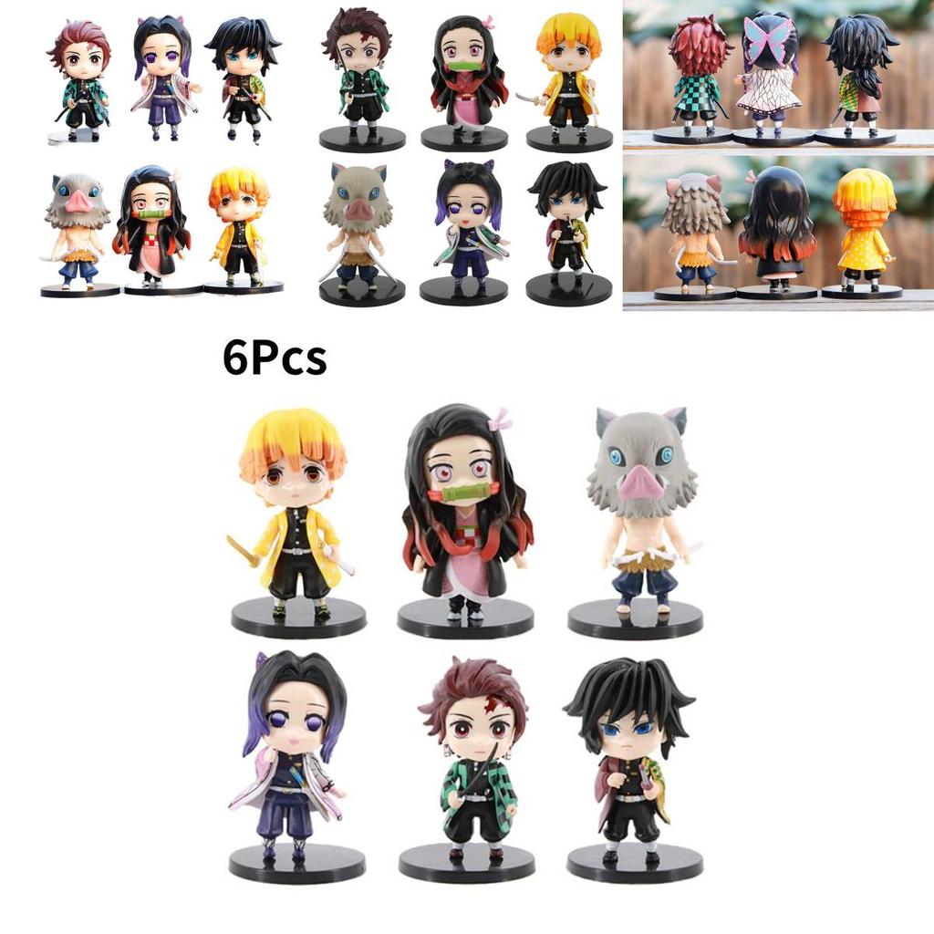 Unique Q Version Demon Slayer Character Models With Nezuko And Zenitsu Perfect For Collecting