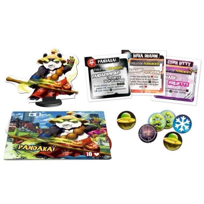 Jeu de société - iello - king of tokyo : power up - extension - stratégie - dés