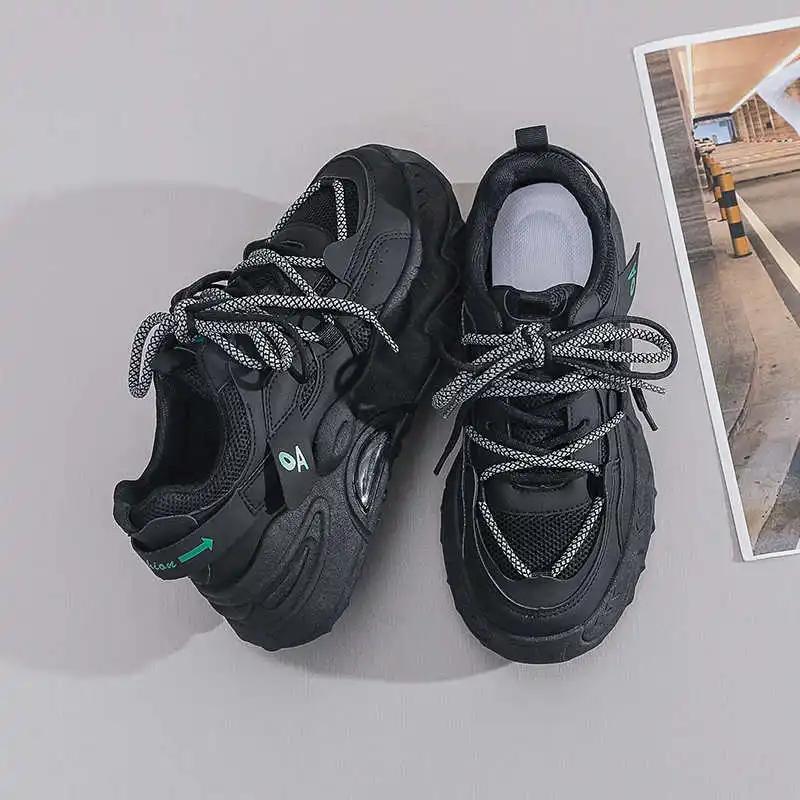 Fashion Chunky Massive Sneakers Unisex Casual Women's Shoes 33 Back Ladies Luxury Sport Skor Tenni School Special Buy Loafers