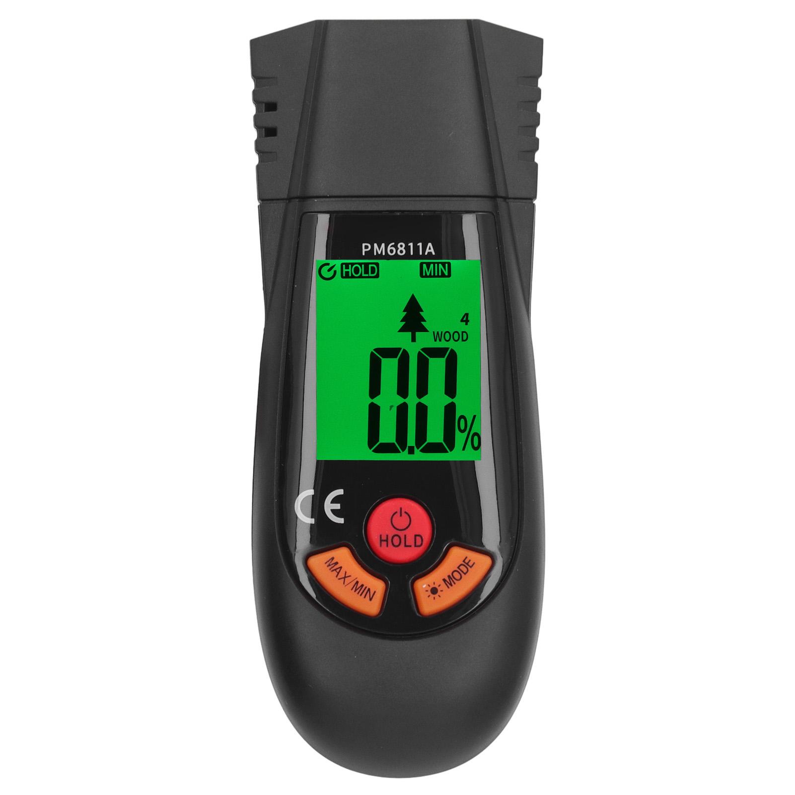 

Измеритель влажности древесины, цифровой детектор утечки воды для деревообработки, тестер влажности для строительных материалов