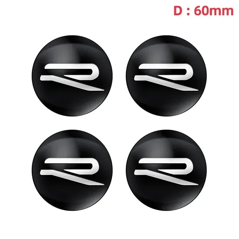Per VW Volkswagen Jetta MK5 Golf 4pz 56mm 60mm 65mm Coprimozzo Centrale Ruota Auto Adesivo Accessori Per Volkswagen Tiguan Bora POL
