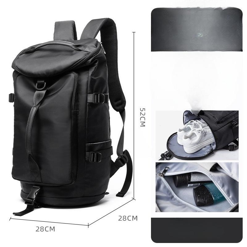 Men's Double-shoulder Bag - Large Capacity Travel Backpack - Business Trip and Travel Luggage Bag