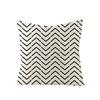 Modern Simple Black and White Geometric Pillow Case Home Sofa Pillow Cushion Cover