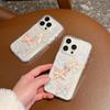 For IPhone17promax Butterfly Glue Star Mobile Phone Case for Apple 17 Transparent Women's Model 15pro Japanese Style