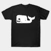 Whale Doodle White T Shirt Vintage Unisex Stylish Homme Comfortable Casual Graphic Breathable Slightly Streetwear Soft
