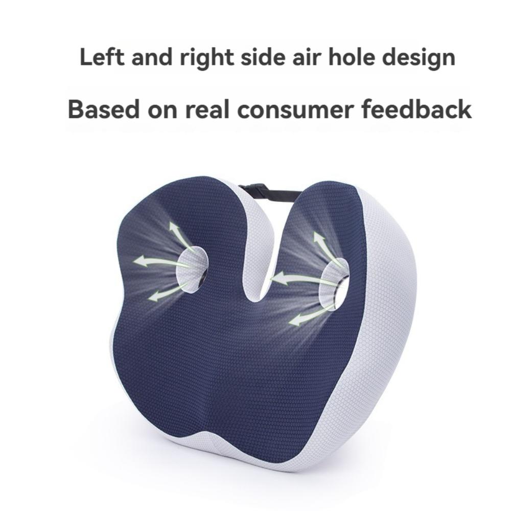 Chair beautiful hip seat cushion hemorrhoid cushion fart cushion breathable seat cushion thick office sedentary memory cotton seat cushion