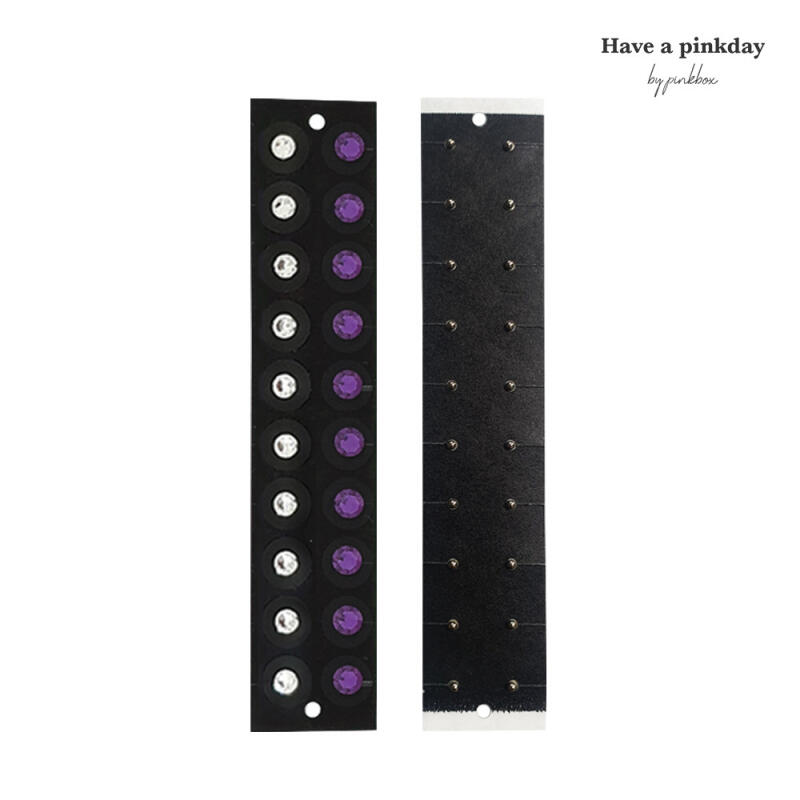 Amethyst ear acupressure stone, a synonym for lymphatic care