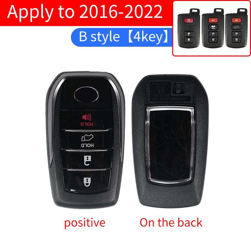 2008-2021 for Toyota Land Cruiser 200 Prado 150 LC200 LC150 Remote Control Key Shell Upgrade 2/3/4 Button Accessories Key Case