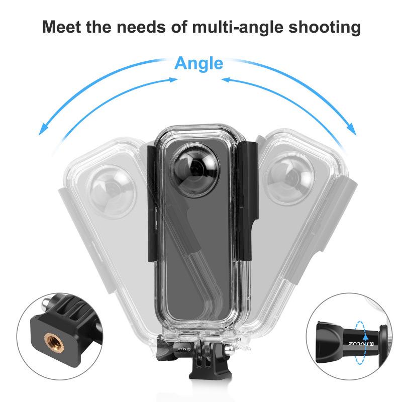 Custodia Subacquea Impermeabile per Fotocamera Panoramica Insta360 X3