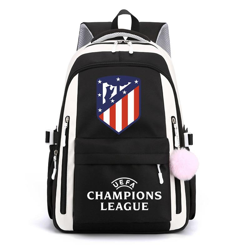 3 Piece School Backpack Set for Students Large Capacity Oxford Cloth Schoolbag with Shoulder Strap and Pencil Case