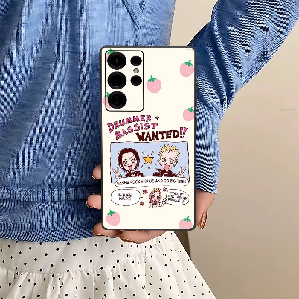 Anime Cool Nana Osaki Phone Case For Samsung S 24 fe 25 Ultra plus 20 lite 21 30 22 23 24 22 Ultra 5G Fundas