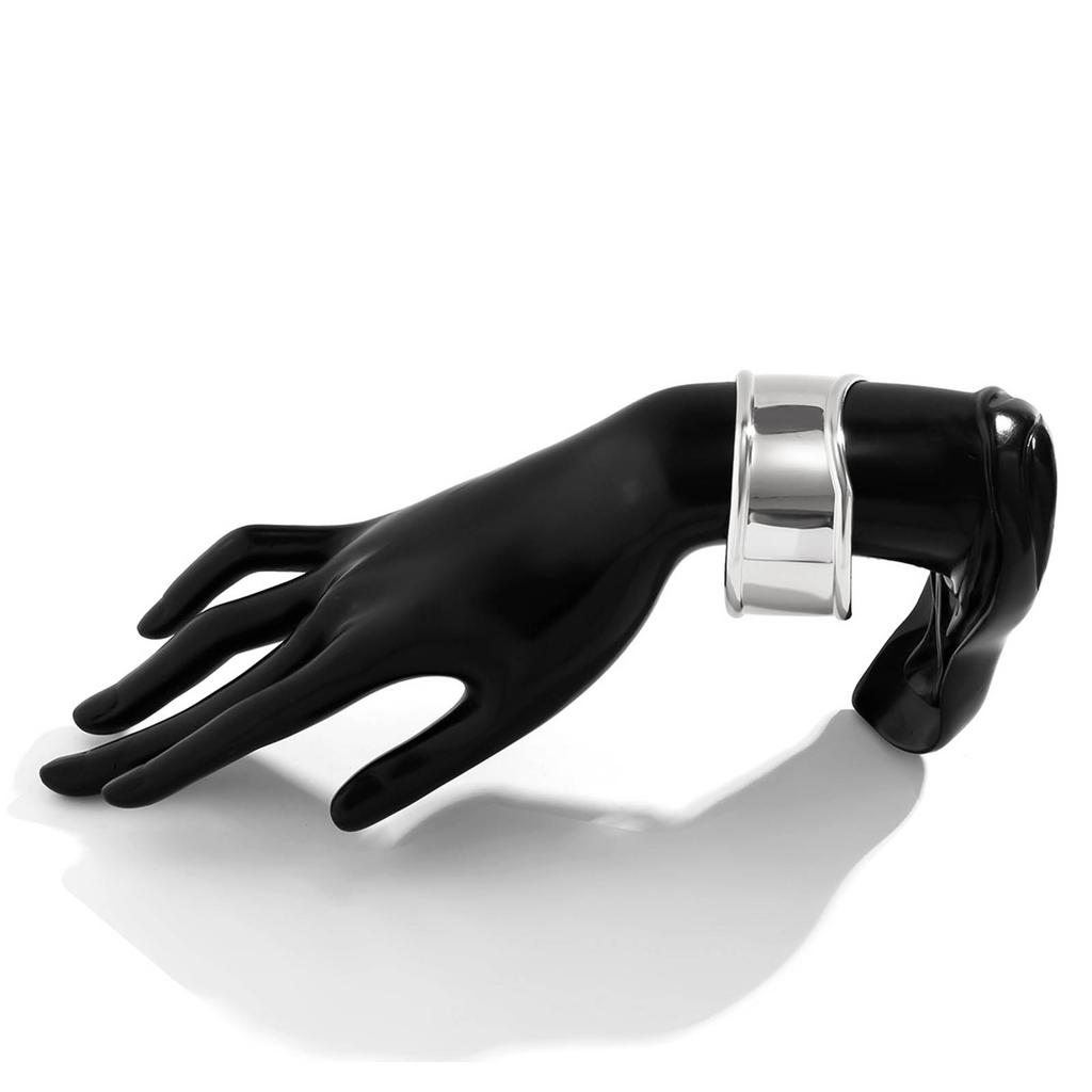 Adjustable Wide Face Irregular Wristband Wide Opening Bracelet Modern Bracelet Metal Bangle for Fashion Forward Ladies