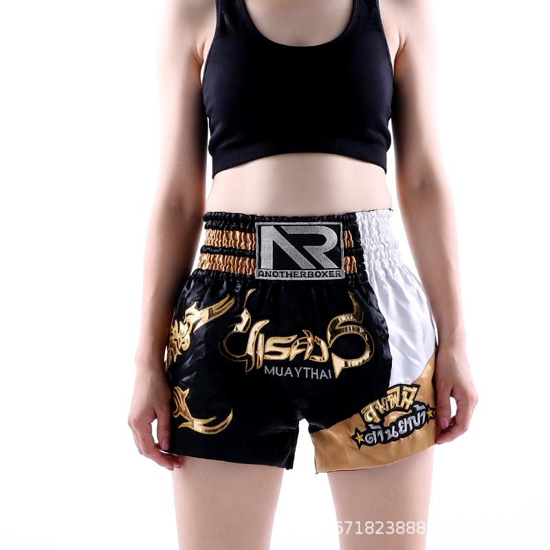 Thai Muay Shorts Men Training Kickboxing Sanda Boxing Shorts Mma Fighting MMA Pants for Kids Adult