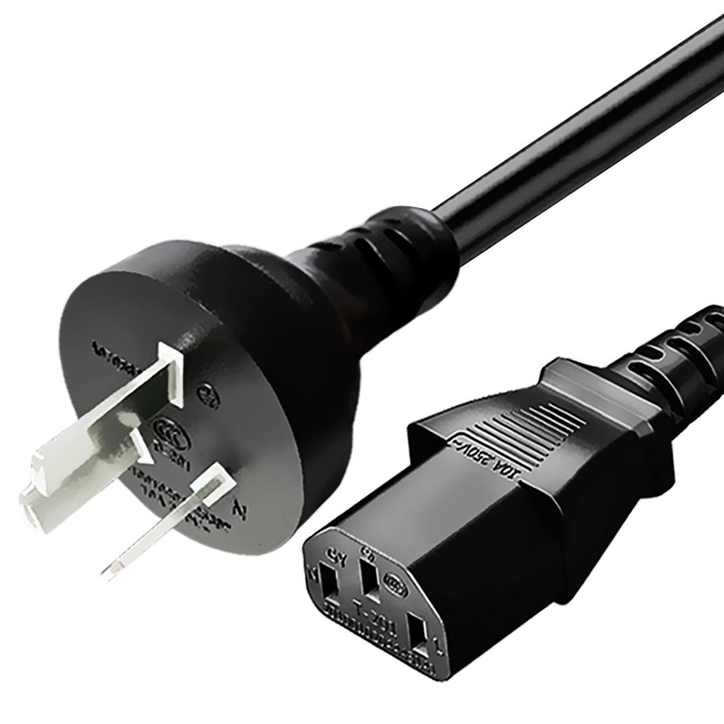 Direct Plug C13 Power Cord for Computer Host – 3-Core, Three-Pin, 0.75/1/1.5/2.5 Sq Mm