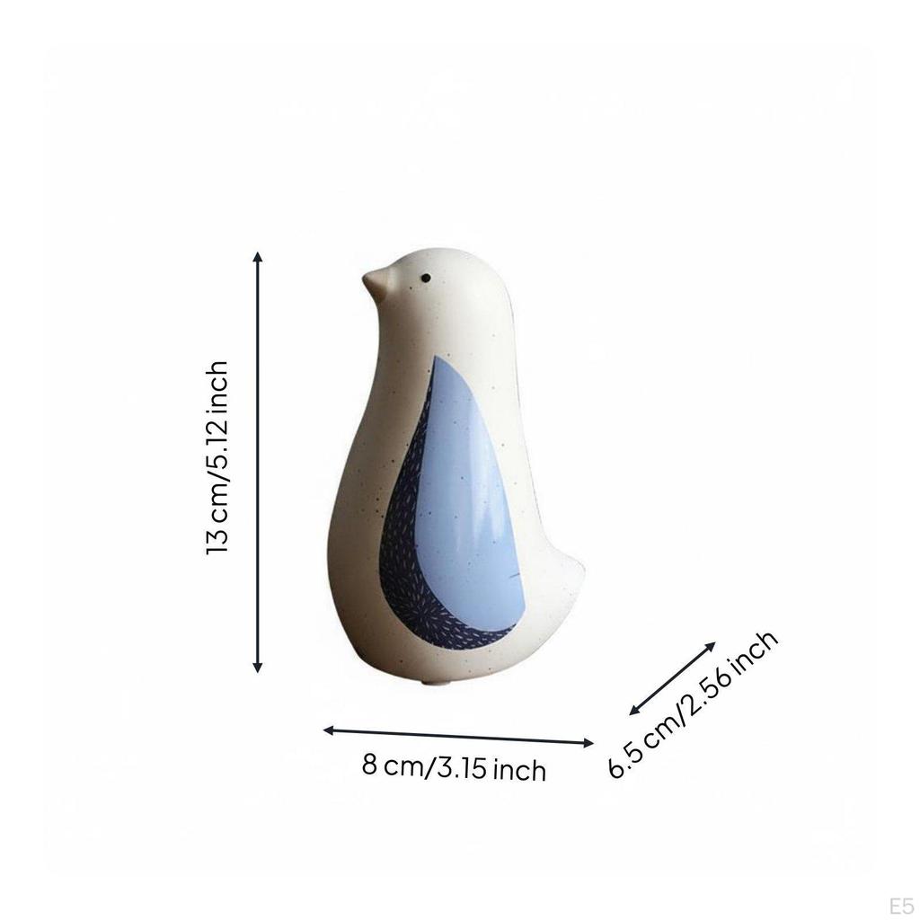 Ceramic Bird Figurine Nordic Ornament Desktop Decoration Home Decor for Desk, Room,