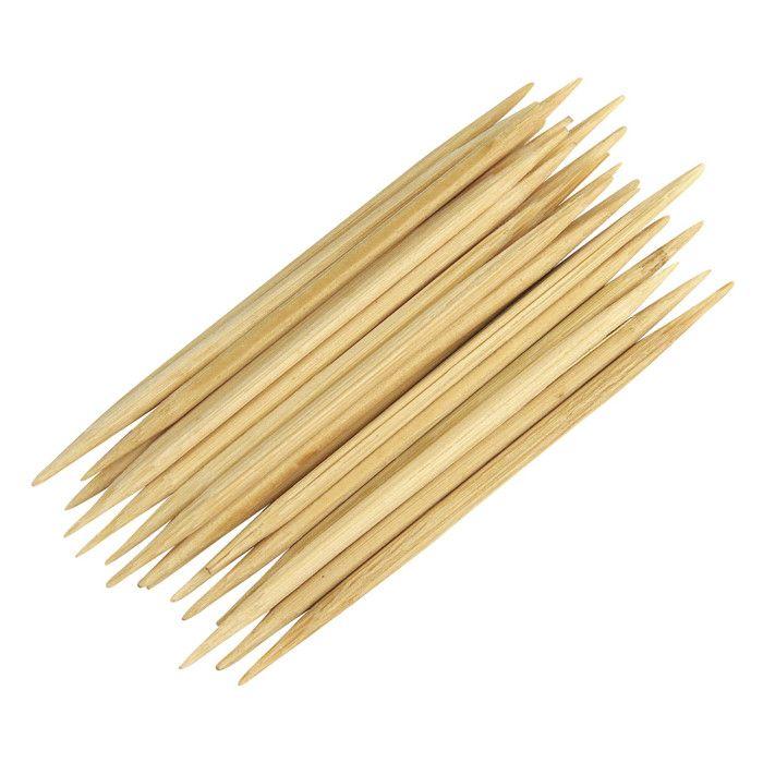 Cure - dents en bois, 63x2mm, 75 pces