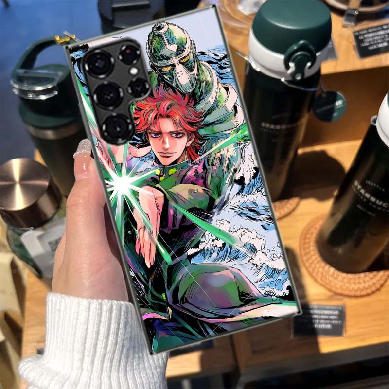 JoJo Kira Yoshikage Killer Queen Cases Phone Case for Samsung Galaxy S26 Ultra S25 Edge S24 S23 FE S21 Plus S20 S22 S10 Cover TP