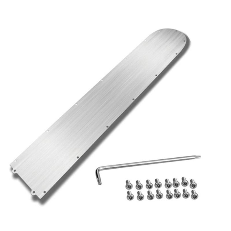 1 sada Ochranný nerezový spodní kryt baterie podvozku pro elektrické koloběžky