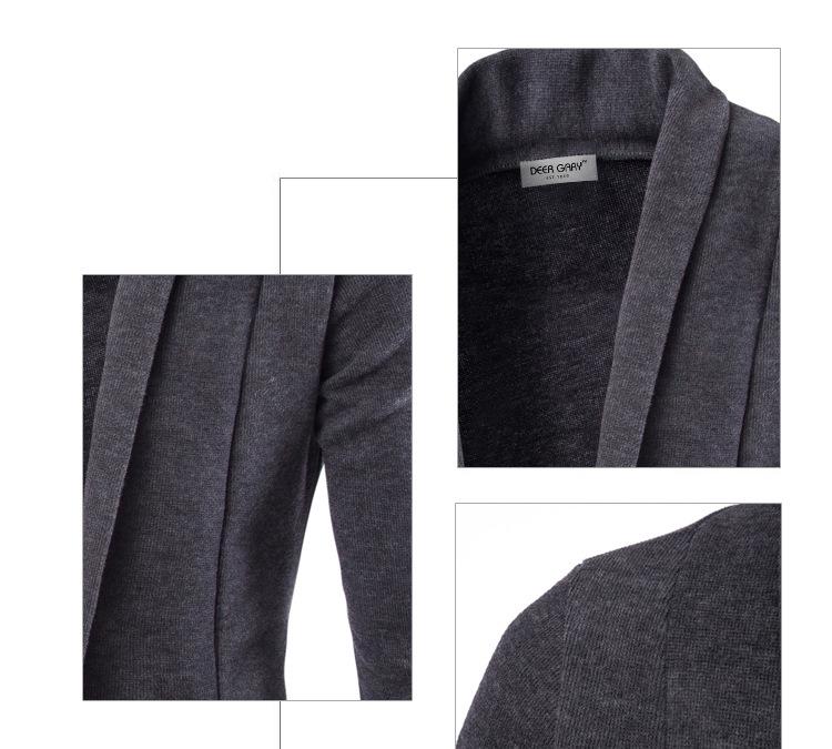 Men's Slim-Fit V-Neck Knit Cardigan Sweater