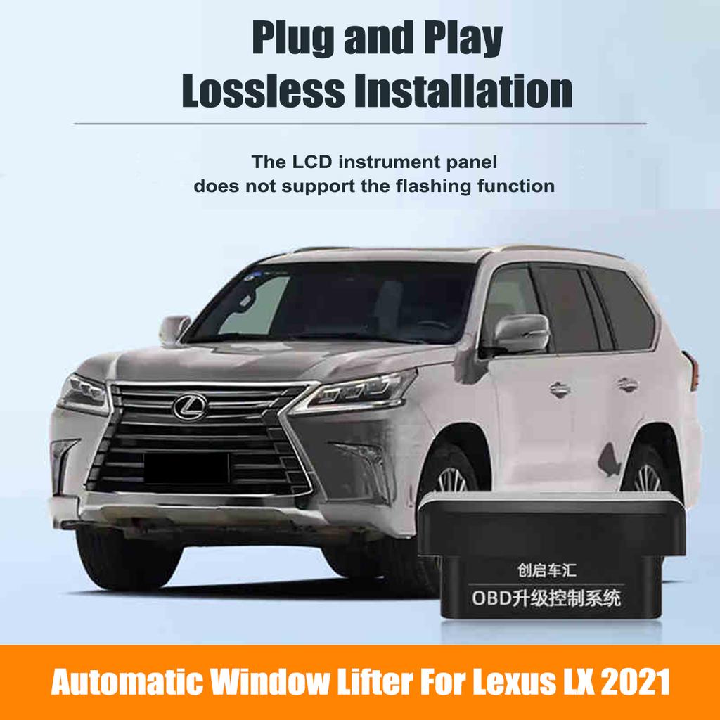 For Lexus ES NX LX UX RX RZ OBD Automatic Window Lifter One-Click Auto Window Up&Down Window Closer Vehicle Locking Plug & Play