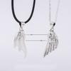 Couple Necklace Clavicle Chain Women Devil Protects Angel Devil 1 Pair Lovers Necklace for Women Men Fashion Jewelry