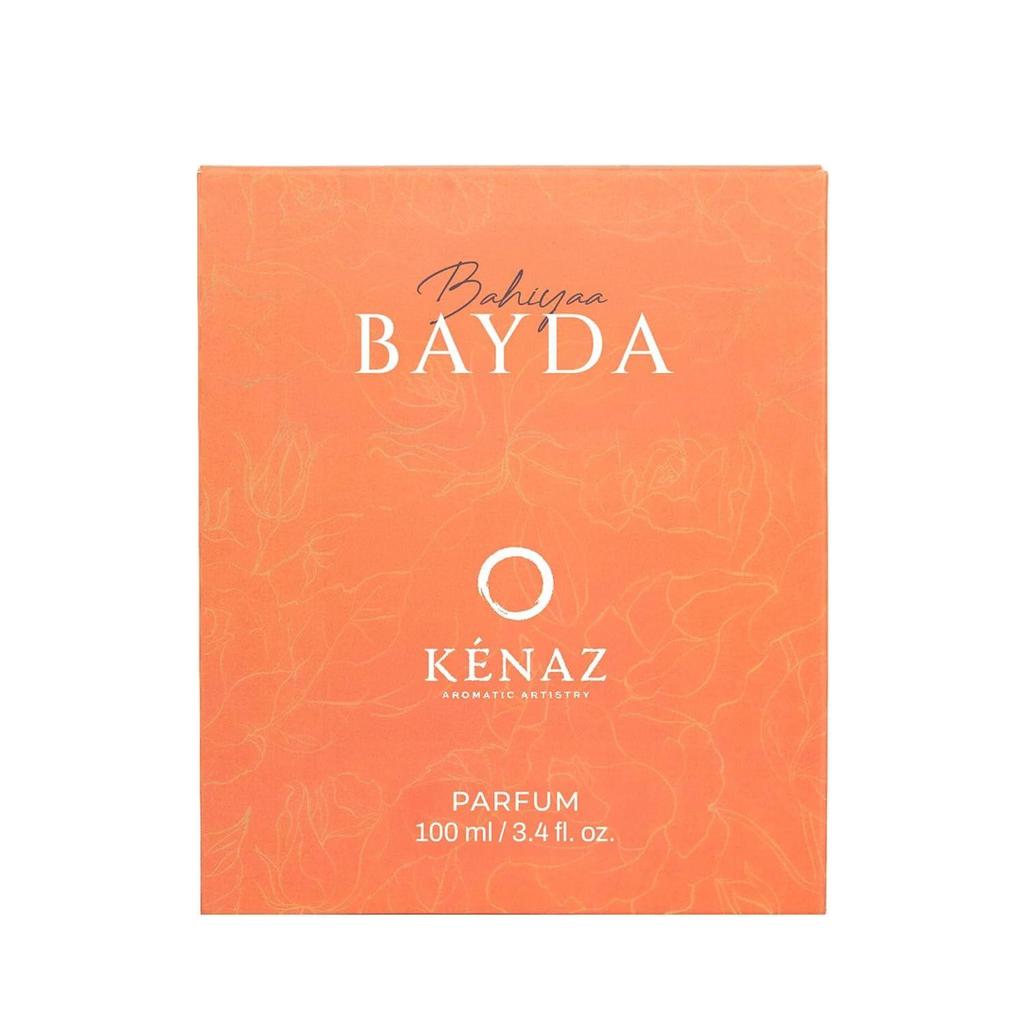 KENAZ Bahiyaa Bayda 100ML | Floral With Jasmine, Tuberose & Rangoon Creeper | Perfume for Woman | 20% Fragrance Oil | Luxury Perfume for Women