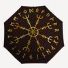 Viking Vegvisir Compass Norse Symbo Umbrella, Portable 3-Fold Compact Umbrella,Christmas Gift ES401