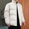 Mens Winter Warm Cotton Padded Jacket Stand Collar Loose Fit Casual Outerwear Teens Young Adults
