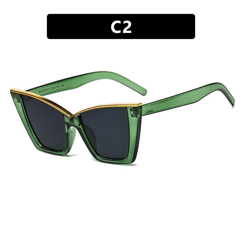 Fashion Cat Eye Sunglasses Women Men Vintage Luxury Brand Designer Cat-Eye Eyewear Ladies Shades UV400 Trending Sun Glasses