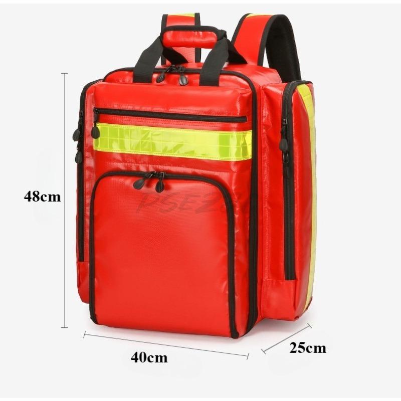 Large Capacity Waterproof and Sturdy Nylon PVC Emergency Backpack Medical Emergency Backpack