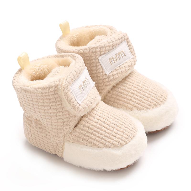 Winter Boots For Baby Boys And Girls Snow Soft Sole Anti Slip And Warm Flat Shoes Baby s First Walking Baby Shoes Boots 0-18 0-6 Months
