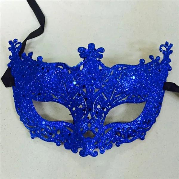 Princess Venice Mask Christmas Party Ball Mask Halloween Masquerade Performance Half Face Fox Sequin Lace Mask
