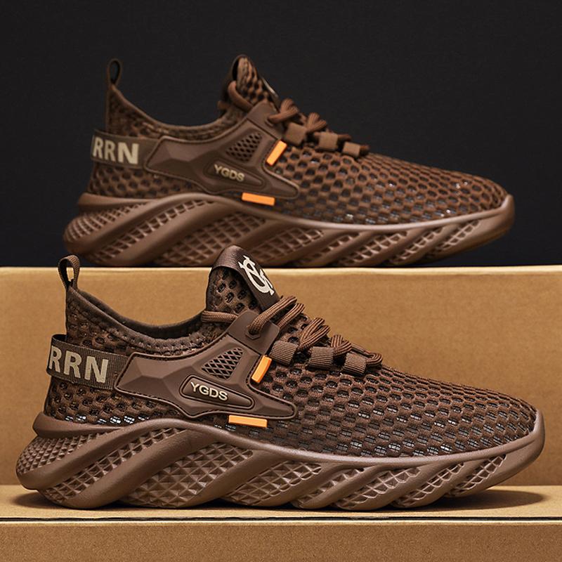 Neue Mode Herren Frühling und Sommer Low Top Bequeme Schuhe Atmungsaktive Freizeitsneaker