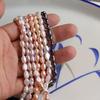 5-6mm Irregular Baroque Pearls with Double-Sided Lustre for DIY Hairpins, Earrings, and Jewelry Accessories