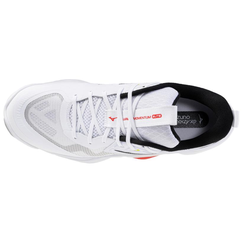 Mizuno Wave Momentum Elite Comfortable Durable Supportive Balanced Volleyball Shoes Unisex sneakers White Black V1GA251259
