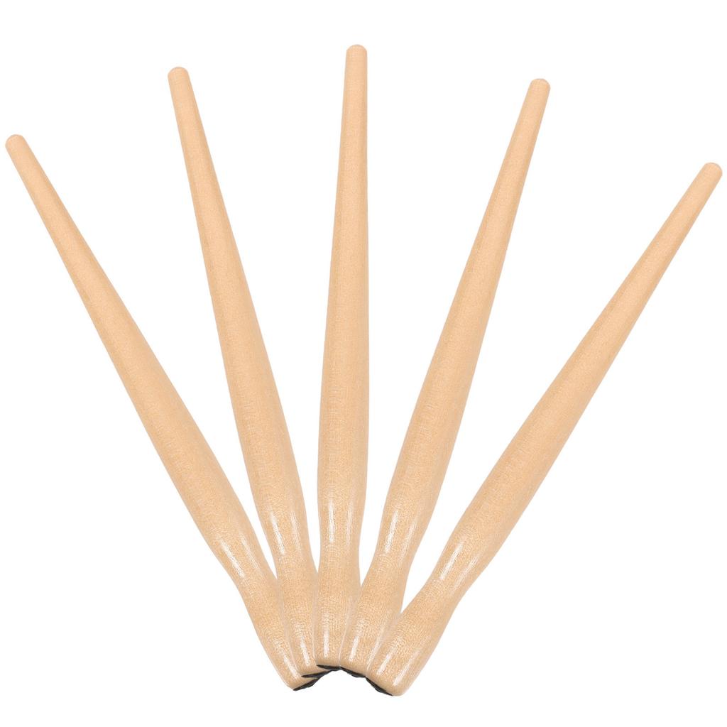 5Pcs Natural Wood Calligraphy Pen Point Holder Professional Replaceable Nib Holder for Drawing Painting Lettering Art Craft