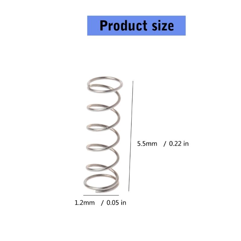 10pcs Metal Mouse Springs Scroll Wheel Pulley Springs For G500 G502 G700S M705 MX1100 M950