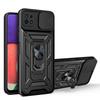 Per Samsung A22 5G Custodia Galaxy A22s Cover Galaxy F42 5G Supporto ad Anello Magnetico Custodia Corazzata per Telefono Copertura Posteriore con Protezione Scorrevole per Fotocamera