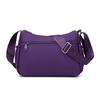 Borsa a tracolla in nylon multi-tasche con tracolla larga regolabile Borsa a spalla casual per donna Viaggi quotidiani