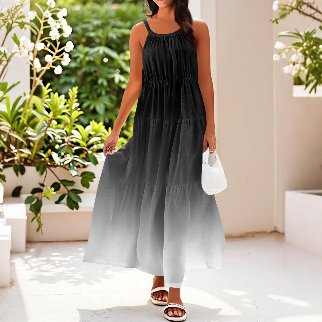 Women's Summer Casual Fashion Suspender Sleeveless Dress