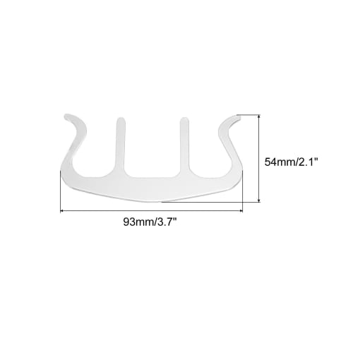 uxcell Music Book Clip, Page Holder for Piano Sheet Music, Music Book Holder, Metal, 93 x 54 mm, Silver, 1 Piece