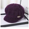 Middle Aged and Elderly Hats, Children's Knitted Woolen Hats, Women's Warm Ear Protection Hats with Velvet, Mothers' and Grandmothers' Hats