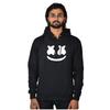 Baghadbillo MenS And WomenS Cotton Blend Hoodies With Round Hooded Neck Long Sleeves Regular Fit Front Two Pockets Bla
