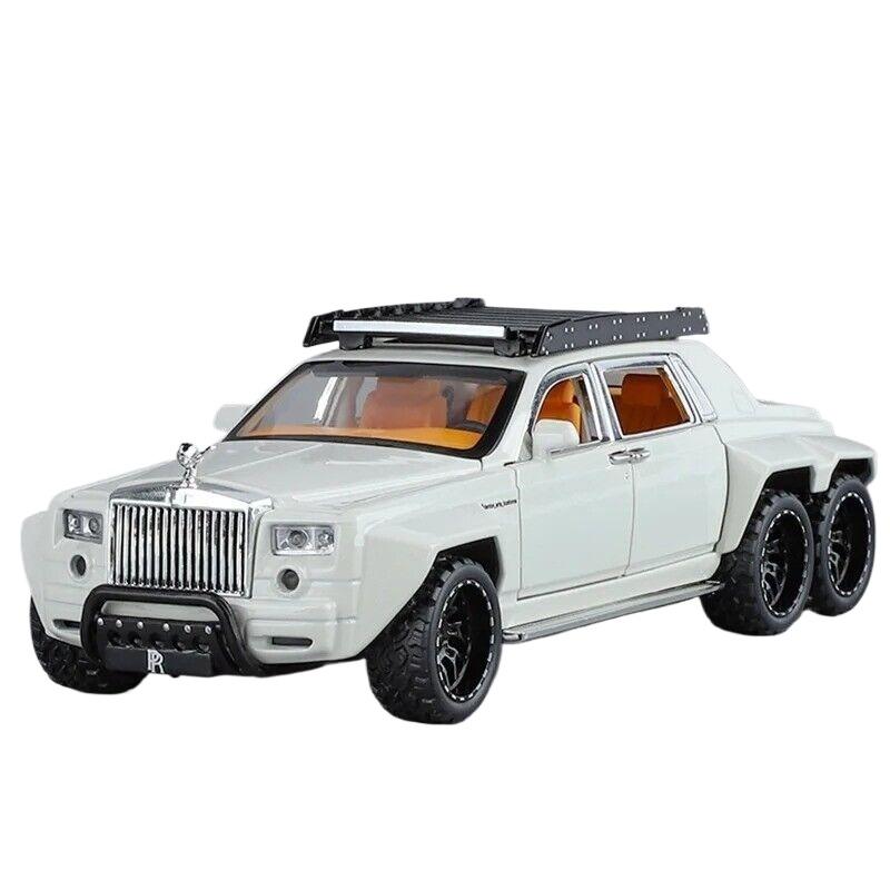1/32 Rolls-Royce Phantom 6x6 Slitina Pickup Odlévaný Model Auta - Zvuk a Světlo Dárek