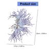 White Feather Tiaras Crystal Hair Clip for Bridal Stylish Wedding Headpiece Accessories Engagement Party Hair Accessory