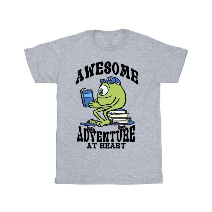 Monsters Inc Mens Reading Awesome Mike T-Shirt