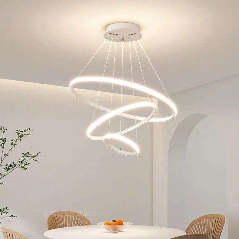 Shengbei Three-Ring LED Chandelier