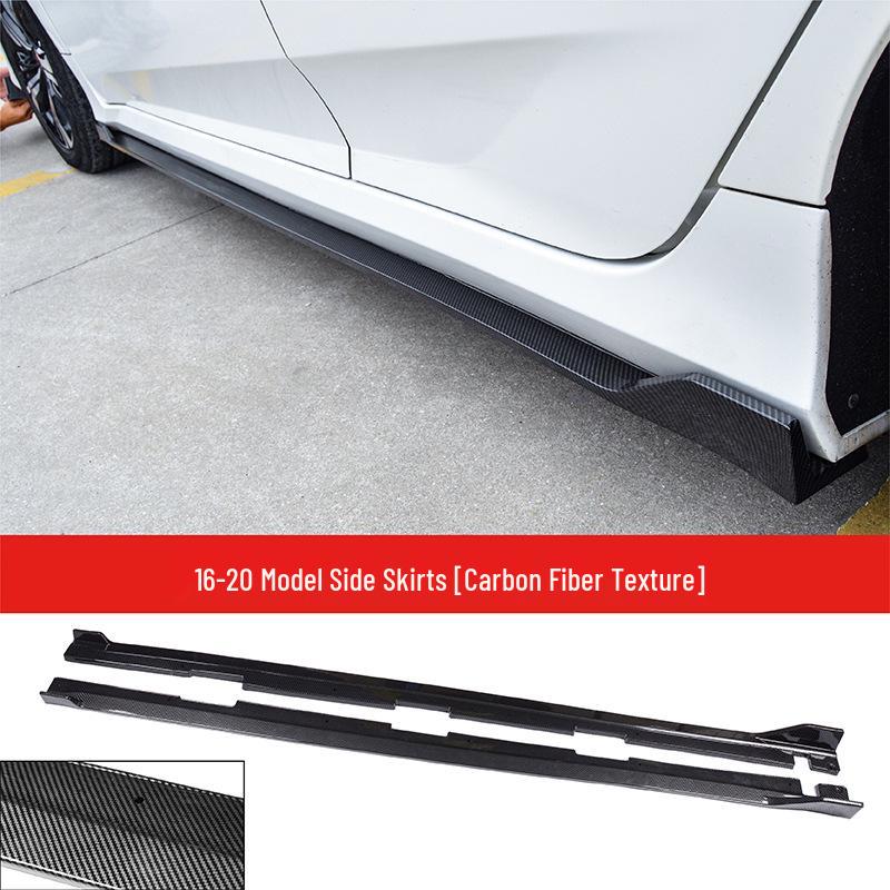 10th Gen Civic Modified Rear Diffuser Kit with Flashing Spoiler Light & Exhaust Tip
